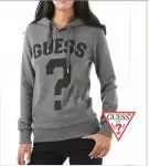 guess femmes veste mode 2012-2019U hoodie dehommesde gris